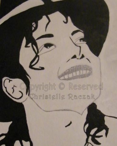Caricature de Mickael Jackson